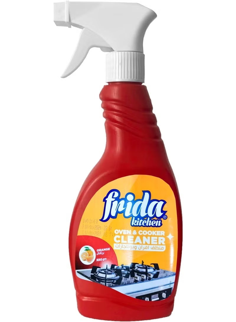 فريدا منظف أفران وبوتاجازات برائحة البرتقال – 550 جم - Image 1